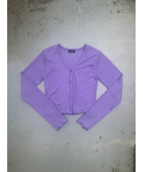 FIG&VIPER（フィグアンドバイパー）の「メロウショートカーデ（カーディガン/ボレロ・レディース・ホワイト/パープル/イエロー/ピンク/ブルー・FREE）」の19枚目の写真