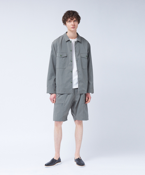 ABAHOUSE（アバハウス）の「【DRY MIX】ユーティリティ ショートパンツ（その他パンツ・メンズ・グレイッシュブルー/グレイッシュベージュ/カーキ/チャコールグレー・44/48/46）」の21枚目の写真