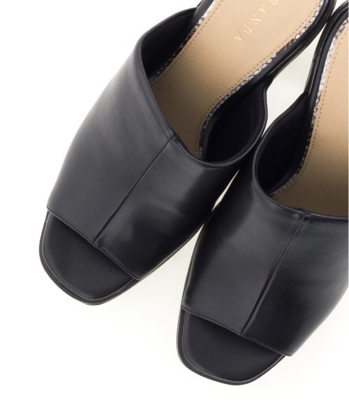 RANDA（ランダ）の「ソフト ボリュームソールミュールサンダル（サンダル・レディース・ブラック/ベージュ/ブラウン・LL/S/M/L）」の12枚目の写真