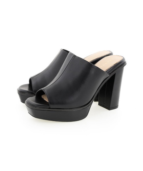 RANDA（ランダ）の「ソフト ボリュームソールミュールサンダル（サンダル・レディース・ブラック/ベージュ/ブラウン・LL/S/M/L）」の14枚目の写真