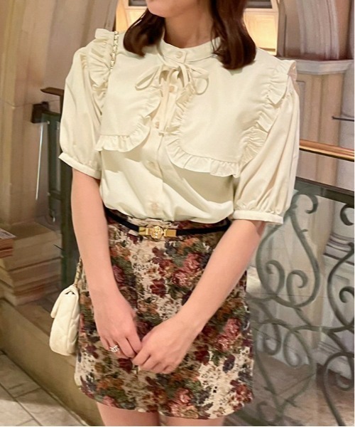 apres jour(アプレジュール)の「つけ襟フリル2wayブラウス【ZOZOTOWN限定アイテム】(シャツ/ブラウス・レディース・オフホワイト/その他/アイボリー・X-LARGE/フリー)」の8枚目の写真