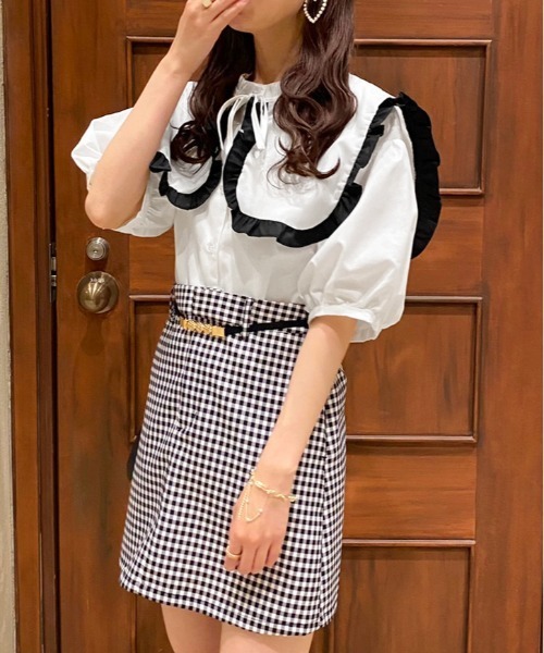 apres jour(アプレジュール)の「つけ襟フリル2wayブラウス【ZOZOTOWN限定アイテム】(シャツ/ブラウス・レディース・オフホワイト/その他/アイボリー・X-LARGE/フリー)」の9枚目の写真