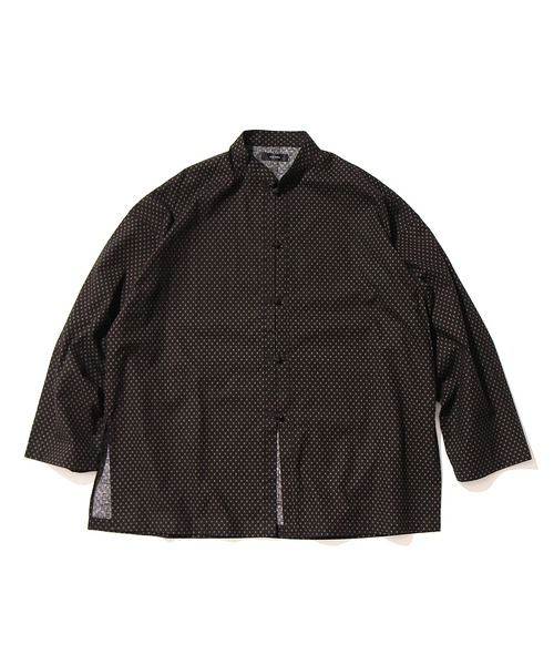 ROOP TOKYO by Hayato(ループトウキョウバイハヤト)の「ROOPTOKYO by Hayato Printed China Shirts ブロード総柄 チャイナシャツ カジュアル ユニセックス(シャツ/ブラウス・メンズ・ブラック/アイボリー/シャーベット・M/L)」の15枚目の写真