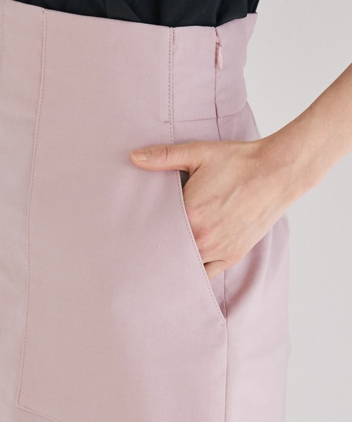 ROPE'（ロペ）の「【今から春まで使える】【洗える】スラブストレッチハイウエストタイトスカート（スカート・レディース・ライトグレー/ベージュ/ブルー系その他4/ピンク・34/36/38/40）」の6枚目の写真