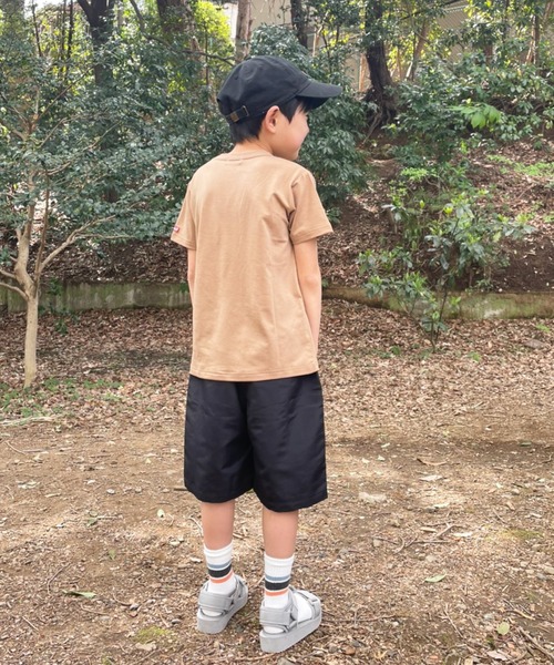 COLEMAN（コールマン）の「【Coleman】ランタンロゴプリント半袖TEE（Tシャツ/カットソー・キッズ・ブルー/ベージュ・120/150/100/130/110/140）」の5枚目の写真