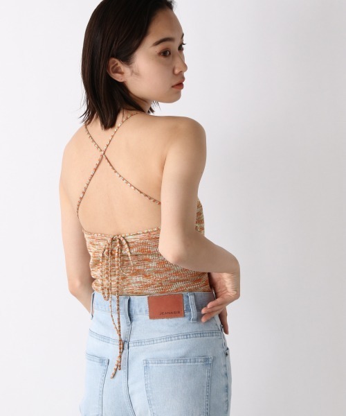 JEANASIS（ジーナシス）の「12Gスペースダイアメスリキャミ/949894（キャミソール・レディース・ブラウン系その他/オレンジ系その他・FREE）」の11枚目の写真