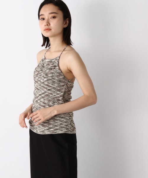 JEANASIS（ジーナシス）の「12Gスペースダイアメスリキャミ/949894（キャミソール・レディース・ブラウン系その他/オレンジ系その他・FREE）」の7枚目の写真