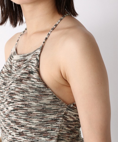 JEANASIS（ジーナシス）の「12Gスペースダイアメスリキャミ/949894（キャミソール・レディース・ブラウン系その他/オレンジ系その他・FREE）」の5枚目の写真