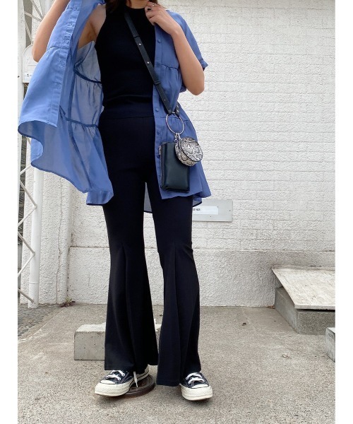 LiSeek（リシーク）の「【LiSeeK】ティアードシフォンブラウス（シャツ/ブラウス・レディース・ホワイト/グレー/ブルー/ブラック・FREE）」の17枚目の写真