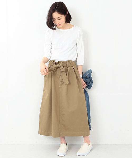 BEAMS BOY(ビームスボーイ)の「【一部予約】BEAMS BOY / 天竺 無地 ボートネック 7分(Tシャツ/カットソー・レディース・ホワイト/グレー/レッド/ブルー系その他/カーキ/ネイビー・ONE SIZE)」の20枚目の写真