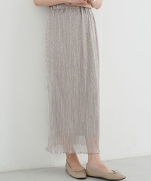 earth music&ecology | ランダムプリーツシアーラメスカート ＊(スカート)
