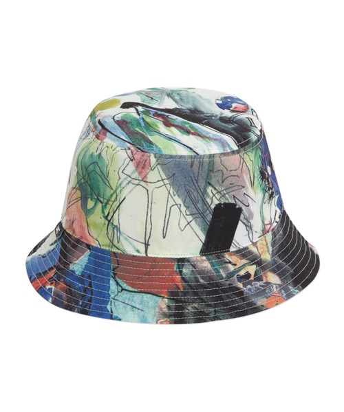 LMCの「【LMC】ARTWORKS PAINTING REVERSIBLE BUCKET HAT / エルエムシー アートワーク ペインティング 総柄 リバーシブル バケットハット(ハット・メンズ・ブラック・FREE)」の8枚目の写真