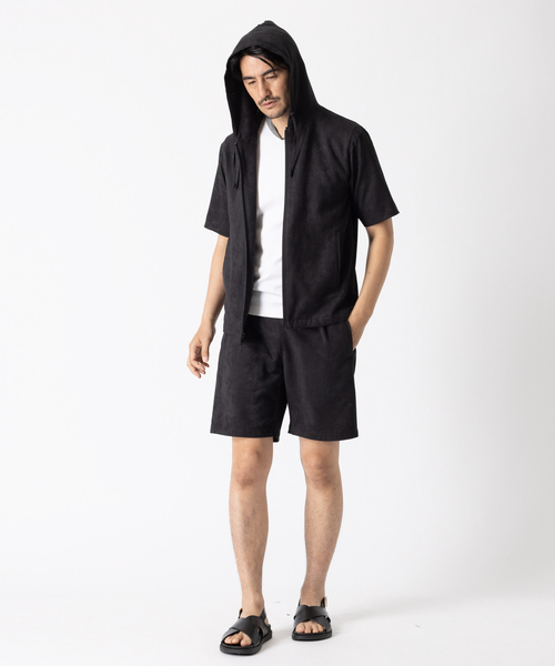 DESIGNWORKS（デザインワークス）の「ポンチストレッチ 半袖Tシャツ（Tシャツ/カットソー・メンズ・ホワイト・46/48/50）」の2枚目の写真
