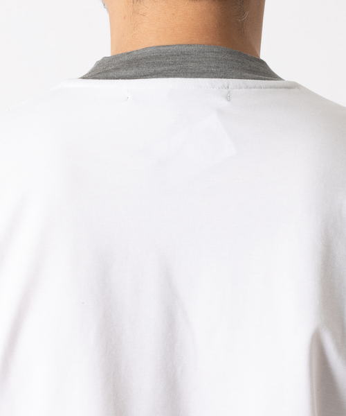 DESIGNWORKS（デザインワークス）の「ポンチストレッチ 半袖Tシャツ（Tシャツ/カットソー・メンズ・ホワイト・46/48/50）」の6枚目の写真