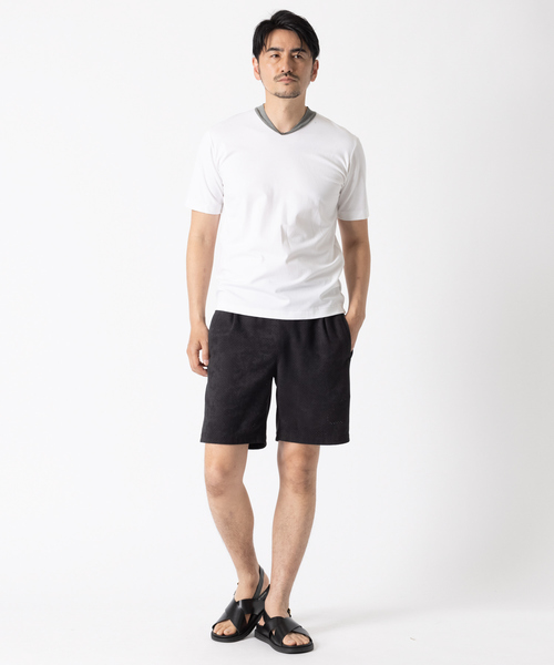 DESIGNWORKS（デザインワークス）の「ポンチストレッチ 半袖Tシャツ（Tシャツ/カットソー・メンズ・ホワイト・46/48/50）」の12枚目の写真