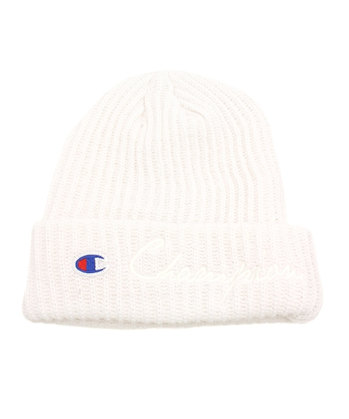 Champion(チャンピオン)の「Champion Knit Cap(ニットキャップ/ビーニー・メンズ・ホワイト/ブラック/ブルー/レッド/グレー・FREE)」の6枚目の写真