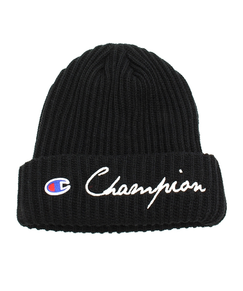 Champion(チャンピオン)の「Champion Knit Cap(ニットキャップ/ビーニー・メンズ・ホワイト/ブラック/ブルー/レッド/グレー・FREE)」の7枚目の写真