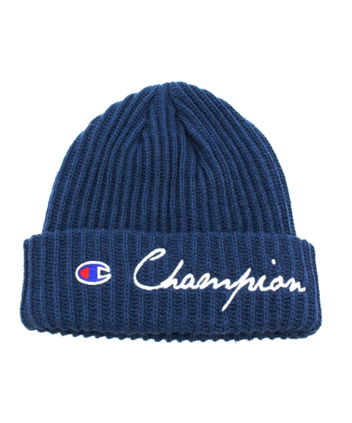 Champion(チャンピオン)の「Champion Knit Cap(ニットキャップ/ビーニー・メンズ・ホワイト/ブラック/ブルー/レッド/グレー・FREE)」の9枚目の写真