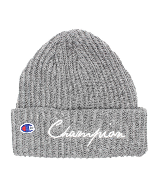 Champion(チャンピオン)の「Champion Knit Cap(ニットキャップ/ビーニー・メンズ・ホワイト/ブラック/ブルー/レッド/グレー・FREE)」の4枚目の写真
