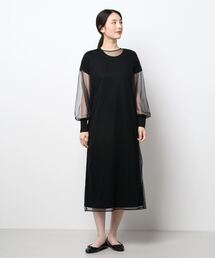 LUGIVA | チュール×カットセットワンピース(ワンピース)