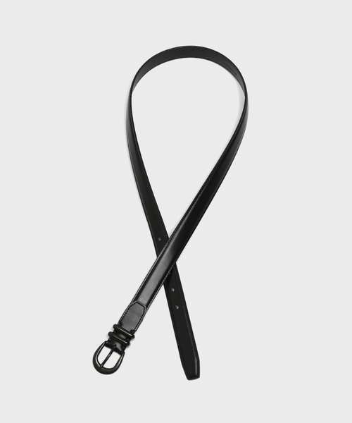 VANQUISH（ヴァンキッシュ）の「DOUBLE LOOP BELT ～JAPAN MADE～（ベルト・メンズ・ブラック/ブラック系その他・FREE）」の5枚目の写真