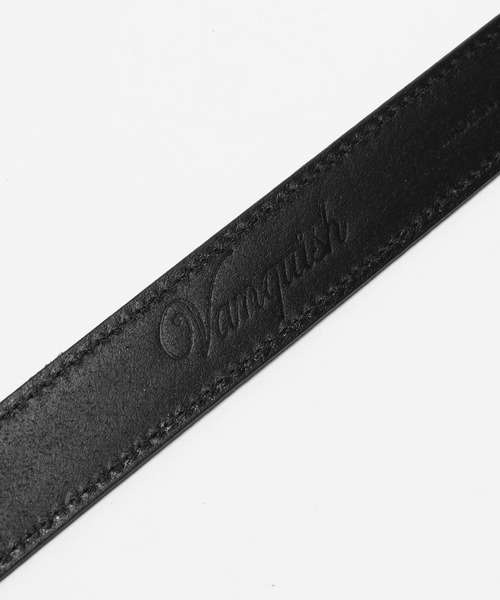VANQUISH（ヴァンキッシュ）の「DOUBLE LOOP BELT ～JAPAN MADE～（ベルト・メンズ・ブラック/ブラック系その他・FREE）」の7枚目の写真