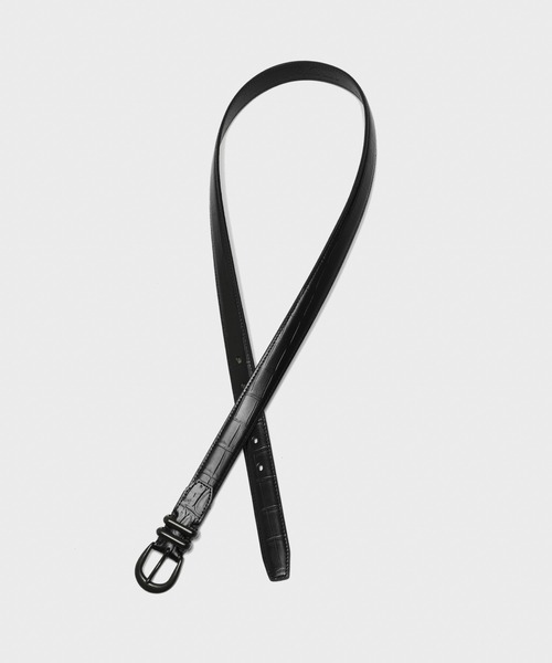 VANQUISH（ヴァンキッシュ）の「DOUBLE LOOP BELT ～JAPAN MADE～（ベルト・メンズ・ブラック/ブラック系その他・FREE）」の9枚目の写真