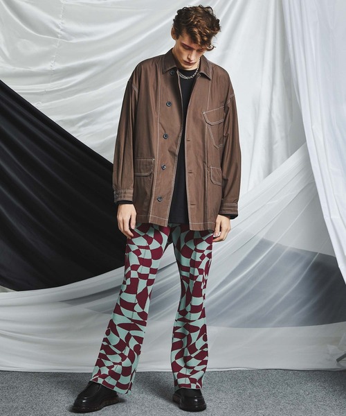 MAISON SPECIAL（メゾンスペシャル）の「《ユニセックスアイテム》ALBINI/アルビニ ヴィヴィッドカラースムースプライムオーバークルーネックロングスリーブTシャツ 【MAISON SPECIAL/メゾンスペシャル】（Tシャツ/カットソー・メンズ・ブラック/パープル/オフホワイト/ピンク/ブルー/グリーン・44/46/48）」の12枚目の写真