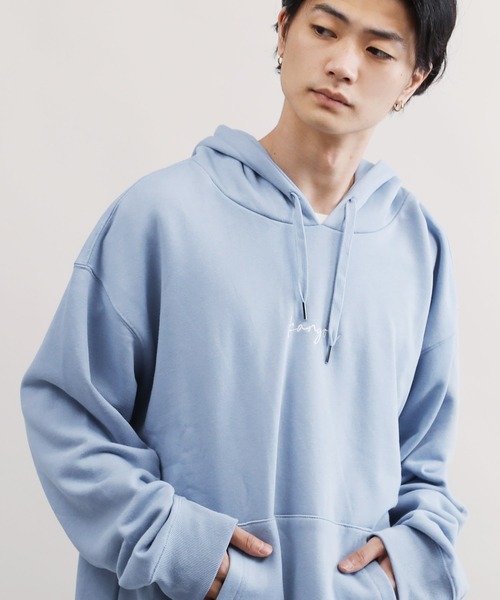 KANGOL(カンゴール)の「KANGOL / カンゴール 別注 コラボ オーバーサイズ 裏毛 プルオーバー パーカー(パーカー・メンズ・ブルー系その他/ベージュ系その他/ホワイト系その他2/ブラック系その他2/ベージュ系その他2/ホワイト/ブルー/ブラック系その他/ホワイト系その他/ホワイト系その他3/ブラック系その他3/ブルー系その他2/ブラック/ベージュ・LARGE/SMALL/X-LARGE/MEDIUM)」の14枚目の写真