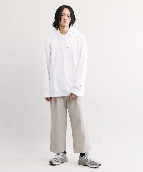 KANGOL(カンゴール)の「KANGOL / カンゴール 別注 コラボ オーバーサイズ 裏毛 プルオーバー パーカー(パーカー・メンズ・ブルー系その他/ベージュ系その他/ホワイト系その他2/ブラック系その他2/ベージュ系その他2/ホワイト/ブルー/ブラック系その他/ホワイト系その他/ホワイト系その他3/ブラック系その他3/ブルー系その他2/ブラック/ベージュ・LARGE/SMALL/X-LARGE/MEDIUM)」の18枚目の写真