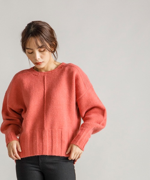 Emma Taylor（エマテイラー）の「もちもちクルーネックニット（ニット