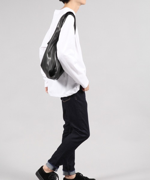 RAGEBLUE(レイジブルー)の「レザータッチトートBAG/215157(トートバッグ・メンズ・ダークブラウン/ダークグレー/ブラック/ベージュ/ブラック系その他/ダークグリーン・FREE)」の8枚目の写真