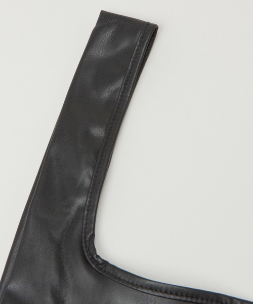 RAGEBLUE(レイジブルー)の「レザータッチトートBAG/215157(トートバッグ・メンズ・ダークブラウン/ダークグレー/ブラック/ベージュ/ブラック系その他/ダークグリーン・FREE)」の12枚目の写真