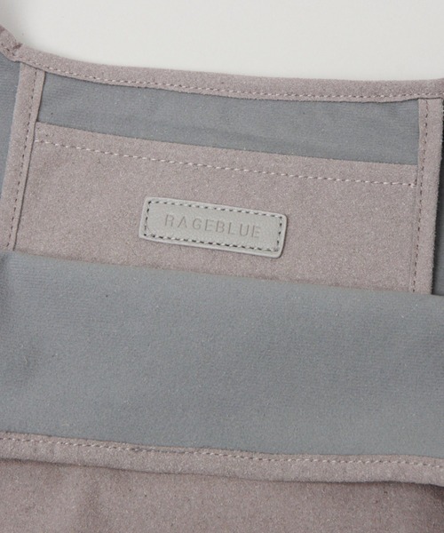 RAGEBLUE(レイジブルー)の「レザータッチトートBAG/215157(トートバッグ・メンズ・ダークブラウン/ダークグレー/ブラック/ベージュ/ブラック系その他/ダークグリーン・FREE)」の7枚目の写真