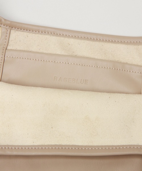 RAGEBLUE(レイジブルー)の「レザータッチトートBAG/215157(トートバッグ・メンズ・ダークブラウン/ダークグレー/ブラック/ベージュ/ブラック系その他/ダークグリーン・FREE)」の16枚目の写真