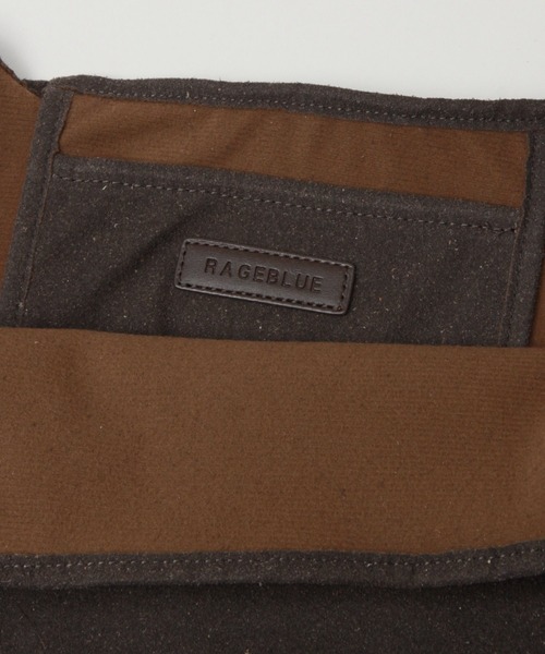 RAGEBLUE(レイジブルー)の「レザータッチトートBAG/215157(トートバッグ・メンズ・ダークブラウン/ダークグレー/ブラック/ベージュ/ブラック系その他/ダークグリーン・FREE)」の9枚目の写真