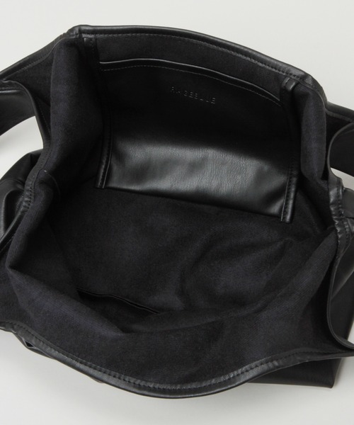 RAGEBLUE(レイジブルー)の「レザータッチトートBAG/215157(トートバッグ・メンズ・ダークブラウン/ダークグレー/ブラック/ベージュ/ブラック系その他/ダークグリーン・FREE)」の11枚目の写真