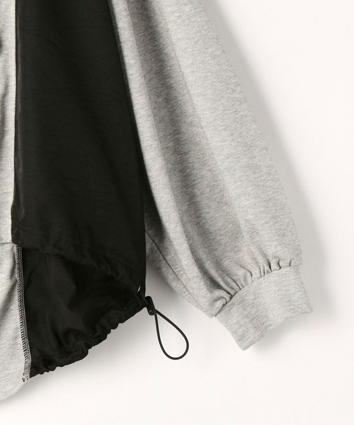 179/WG(イチナナキュウダブルジー)の「ドッキングフードプルオーバー(パーカー・レディース・グレー/オフホワイト/グリーン・FREE)」の22枚目の写真