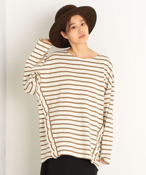 fredy repit(フレディレピ)の「OEバスクボーダー フリルBigTシャツ(Tシャツ/カットソー・レディース・ホワイト系その他4/ブラック系その他3/ブルー系その他3/レッド系その他3・38)」の21枚目の写真