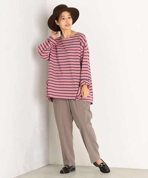 fredy repit(フレディレピ)の「OEバスクボーダー フリルBigTシャツ(Tシャツ/カットソー・レディース・ホワイト系その他4/ブラック系その他3/ブルー系その他3/レッド系その他3・38)」の14枚目の写真