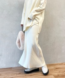 DouDou | ニットアップポケット付リブスカート(スカート)