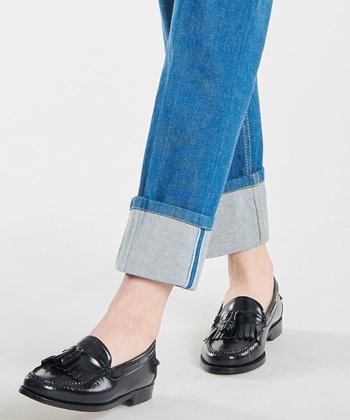 G.H.BASS(ジーエイチバス)の「【G.H.BASS】WEEJUNS ESTHER KILTIE WOMEN(ローファー・レディース・ワイン/ブラック・6h/7h/5h)」の6枚目の写真