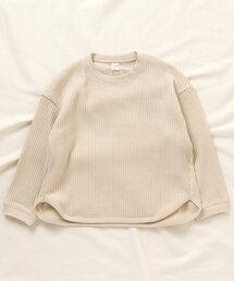 apres les cours | ゆったりワッフルTシャツ(Tシャツ/カットソー)