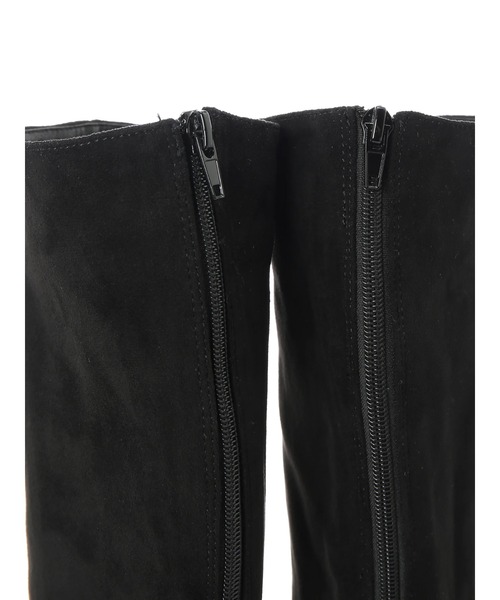 DURAS（デュラス）の「美脚スエードロングブーツ（ブーツ・レディース・ブラック・SMALL/MEDIUM）」の5枚目の写真