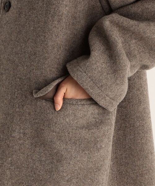 【最終値下げ本日まで】DANTON / DT-A0012ロングコートウールコート DANTON（ダントン）の「【DANTON/ダントン】WOOL LIGHT PILE