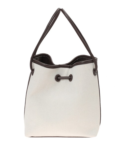 fifth（フィフス）の「パイピング切り替え巾着バッグ（ハンドバッグ・レディース・ライトベージュ/ブラウン/ブラック・MEDIUM）」の7枚目の写真