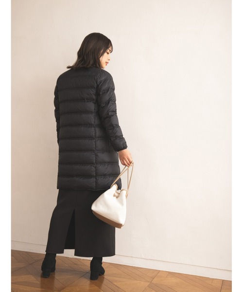 fifth（フィフス）の「パイピング切り替え巾着バッグ（ハンドバッグ・レディース・ライトベージュ/ブラウン/ブラック・MEDIUM）」の13枚目の写真