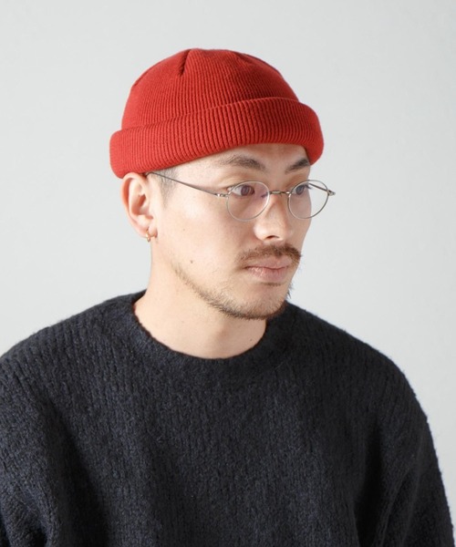 RACAL（ラカル）の「【Racal】Roll Knit Cap RL-18-935（ニットキャップ/ビーニー・メンズ・ブラック/ベージュ/グレー/ネイビー/チャコールグレー/オレンジ/オリーブ/アイボリー/サックスブルー/ブルー/Mustard/レッド/ブラウン/グリーン/パープル/ライトベージュ/ライトグレー/ゴールド/グレイッシュベージュ・FREE）」の17枚目の写真