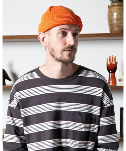 RACAL（ラカル）の「【Racal】Roll Knit Cap RL-18-935（ニットキャップ/ビーニー・メンズ・ブラック/ベージュ/グレー/ネイビー/チャコールグレー/オレンジ/オリーブ/アイボリー/サックスブルー/ブルー/Mustard/レッド/ブラウン/グリーン/パープル/ライトベージュ/ライトグレー/ゴールド/グレイッシュベージュ・FREE）」の18枚目の写真