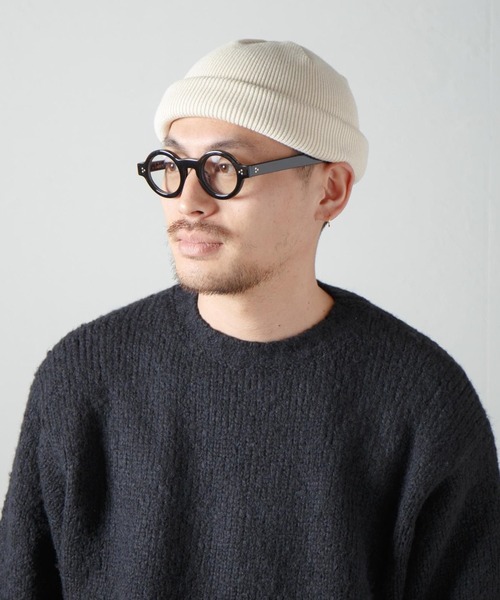 RACAL（ラカル）の「【Racal】Roll Knit Cap RL-18-935（ニットキャップ/ビーニー・メンズ・ブラック/ベージュ/グレー/ネイビー/チャコールグレー/オレンジ/オリーブ/アイボリー/サックスブルー/ブルー/Mustard/レッド/ブラウン/グリーン/パープル/ライトベージュ/ライトグレー/ゴールド/グレイッシュベージュ・FREE）」の2枚目の写真